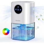 Jalleria - deshumidificateur d' air anti moisissure, portable 1700ml electrique dshumidificateurs silencieux ...