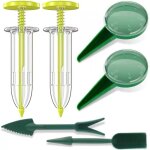 Distributeur de graines, 6 pcs mini semoir semences, semoir � graines de jardin manuel, outil de semoir ...