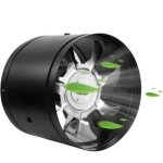 Jalleria - extracteur d'air mural industriel en mtal de 100 mm, 140 m / h, pour salle de bain, sous ...