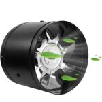 Jalleria - extracteur d'air mural industriel en m�tal de 100 mm, 140 m� / h, pour salle de bain, sous ...