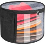 Jalleria - grande bo�te de rangement ronde avec couvercles, grande bo�te de rangement ronde pour chapeau ...