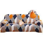 Jalleria - housse de canap� extensible 3 place couverture canap� avec accoudoirs moderne couvre canap� ...