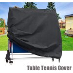Jalleria - housse de protection pour table de ping - pong 210d oxford 165x70x185cm noir Jalleria - housse de protection pour table de ping - pong 210d oxford 165x70x185cm noir