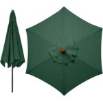 Jalleria - housses de rechange pour parasol, 3 m�tres, 6 branches, auvent de jardin, housse de rechange ...
