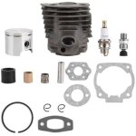 Jalleria - kit piston cylindre 46 mm avec joints pour moteur husqvarna 50, 51, 55 rancher nikasil Jalleria - kit piston cylindre 46 mm avec joints pour moteur husqvarna 50, 51, 55 rancher nikasil