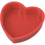 Jalleria - moule gateau coeur silicone, moule en silicone coeur saint valentin, antiadhsif moule a gateau ...