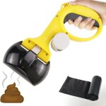 Jalleria - pelle  crottes en abs non toxique, lgre et durable, avec crochet et distributeur de sacs, ...