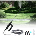 Jalleria - pulv�risateur de jardin �lectrique rechargeable, pulv�risateur de plantes portable, avec 3 ...