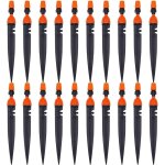Jalleria - r�glable d'irrigation goutte � goutte buse d'irrigation des plantes de jardin 360 degr�s goutteur ...
