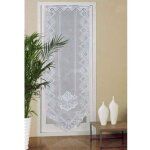Jalleria - rideau de porte en dentelle, 60 cm x 180 cm, voile semi - transparent, brod�, pour d�coration ...
