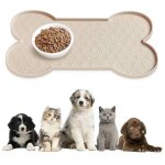 Jalleria - set de table antid�rapant en silicone pour gamelles de chien, adapt� aux petits et moyens ...
