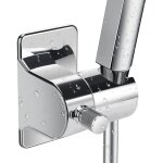 Support de pommeau de douche, avec support � ventouse pour pommeau de douche rotatif � 360�, pour deux ...