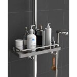 Jalleria - tagère douche porte savon douche salle de bain rangement douche sans percage avec porte savon ... Jalleria - tagère douche porte savon douche salle de bain rangement douche sans percage avec porte savon ...