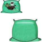 Jalleria - tapis de jardinage impermable vert 50 x 50 cm, tapis de jardinage portable, tapis de plantation ...