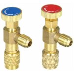 Vanne de charge de refrigerant r12 r410, soupape de securite de liquide refrigerant de climatisation ...