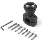 Volant de luxe power grip spinner knob volant universel convient aux voitures, camions, tracteurs, tondeuses ...