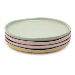 Jamie oliver big love little plates, set de 4 assiettes latérales en grès rose, blanc, green et jaune, ... Jamie oliver big love little plates, set de 4 assiettes latérales en grès rose, blanc, green et jaune, ...