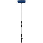 Jardibric - brosse de lavage avec 2 t�tes souples / dure ? manche r�glable de 90 cm � 1, 60 m ? nettoyage ...