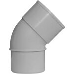 Jardibric - profilt coude 45 mle / femelle 50 gris ? raccord pour descente de gouttire ? vacuation ...