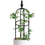 [jamais utilis�]jardin ob�lisque treillis 3 pieds de haut rond rouue rustproofing trellis plant de bricolage ...