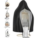 Jardin rotin osier fauteuil si�ges suspendu imperm�able housse meuble avec fermeture �clair, housse de ...