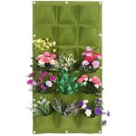Jardin vertical planteur poches plantation sac feutre tissu mont� lit mural plante en plein air plantes ...