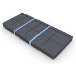 Jardinatoire - tuile de couverture en plastique recycl tuilix (lot de 8)