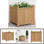 Vidaxl - jardinière 40x40x40 cm bambou - jardinier - pot de fleurs - plante - extérieur - balcon Vidaxl - jardinière 40x40x40 cm bambou - jardinier - pot de fleurs - plante - extérieur - balcon