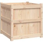 Jardini�re?bac � fleurs?pot de fleurs d'ext�rieur 60x60x60 cm bois de pin massif cfw25509