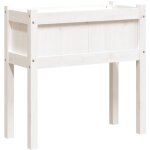 Helloshop26 - jardinire bac lit surlev plantes fleurs jardin terrasses avec pieds 70 x 31 x 70 cm ...