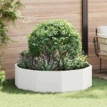 Jardini�re blanc 120 x 120 x 35 cm acier