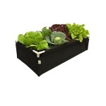 Jardini�re en feutre g�otextile noir greencube - bac de 122x61x46cm - tube pvc �20