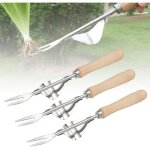 Jardini�re manuelle, 2024 d�sherbeur manuel outil gouge de d�sherbage en acier jardinage arrache pissenlit ...