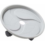 Memkey - jardinire mobile ronde de caddy de plante, avec roulettes mobiles, plateau de chariot mobile, ...