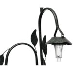 Jardini�re?panier � fleurs suspendu en fibre de coco avec led solaire cfw35907