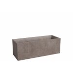 Artevasi jardiniere - sydney - plastique - taupe - 80 cm - 57 l - dimensions: 79. 5x29. 5x29. 5 cm
