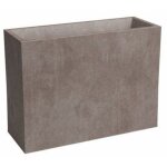 Artevasi jardiniere haute - sydney - plastique - taupe - 80 cm - 50 l - dimensions: 79. 5x29. 5x68cm