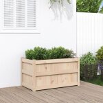 Design in - jardinire, pot de fleurs, bac  fleurs d'extrieur 90x50x50 cm bois de pin massif cfw15660 ...