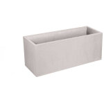 Jardini�re rectangulaire volcania effet pierre 99, 5 x 39, 5 x 43, 5 cm - beige calcaire - eda