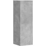 Jardini�re?support pour plantes gris b�ton 33x33x100 cm bois d'ing�nierie cfw62799