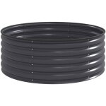 Jardini�re sur�lev�e acier 120x120x43cm - potager empilable pour balcon, terrasse - bac � plantes, ch�ssis ...