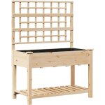 Vidaxl - cache - pot de jardin avec étagère beige 115 x 60. 5 x 153 cm Vidaxl - cache - pot de jardin avec étagère beige 115 x 60. 5 x 153 cm