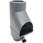 Jardinion - filtre  eau de pluie, tuyau de descente sparateur de feuilles, 30, 5 x 12 x 17, 5 cm collecteur ...