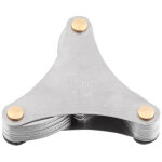 Jauge de pas en acier inoxydable - 60 degr�s et 55 degr�s, outils de mesure m�triques et imp�riaux (51 ...