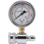 Jauge de nettoyeur haute pression 6000psi, haute pression 3 / 8 pouces, pices  connexion rapide, accessoires ...
