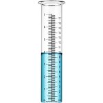 Jauge de pluie de montage de pluviomtre de capacit de 7 pouces (environ 17, 8 cm) pour la maison extrieure ...