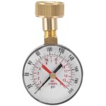 Jauge de pression d'eau 0  200 psi jauge de test de pression d'eau universelle avec filetage de tuyau ...