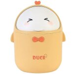 (jaune)mini poubelle de bureau avec couvercle, poubelle de style dessin animé mignon portable, poubelle ... (jaune)mini poubelle de bureau avec couvercle, poubelle de style dessin animé mignon portable, poubelle ...