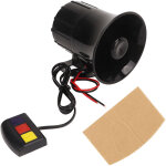 Jeffergarden 12v 30w 3 tone sirne 120 db haut volume fort son lectrique avertissement alerte alarme ...