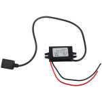 Jeffergarden - 1pc dc - dc buck adaptateur 12v / 24v vers usb 5v 3a convertisseur rgulateur cble fils ...